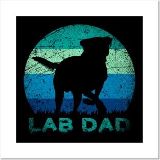 Lab Dad Labrador Posters and Art